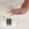 WFOOOO291YRM_3 Turquoize Bathroom Runner Rug 20"x59", Soft Absorbent Chenille Bath Rug