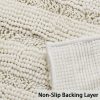 WFOOOO291YRM_4 Turquoize Bathroom Runner Rug 20"x59", Soft Absorbent Chenille Bath Rug