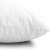 WFOOOO594YRM_3 EDOW Throw Pillow Inserts, Set of 4 Lightweight Down Alternative Polyester Pillow, Couch Cushion, Sham Stuffer, Machine Washable. (White, 18x18)