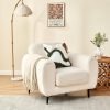 WFOOOO606YRM_4 lifein 18x18 Pillow Covers-Throw Pillow Covers Boho Couch Pillows Embroidered Decorative Accent Pillows Mid Century Textured Pillowcases for Couch Sofa Living Room Bed (Olive Green and Cream)