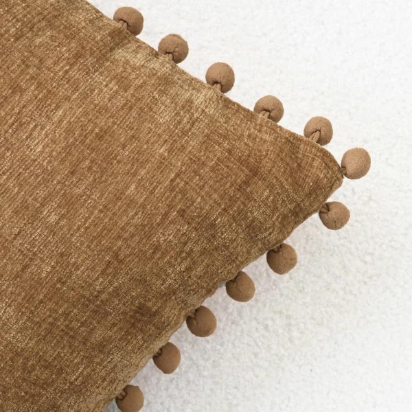 WFOOOO612YRM_3 CaliTime Decorative Couch Throw Pillow Covers 20 X 12 Inches Apricot Brown