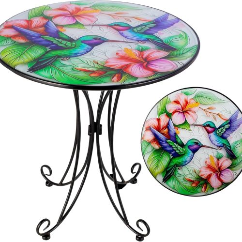 18" Hummingbird Outdoor Side Table