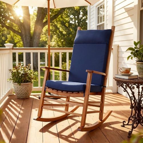 Waterproof Rocking Chair Cushions Outdoor & Indoor