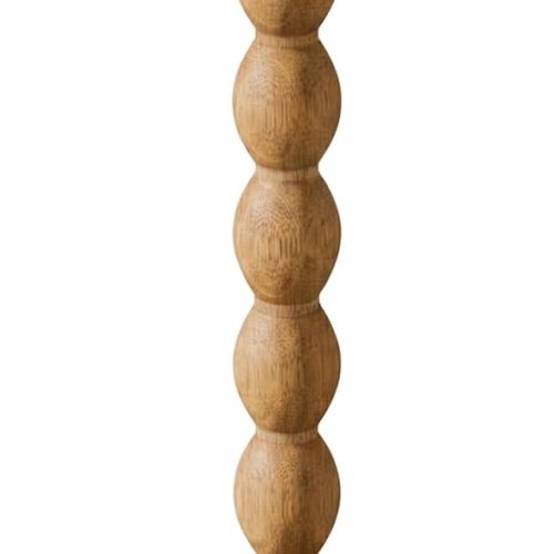 Small Round Side Table, Rubberwood‌ Drink Table for Small Spaces