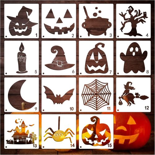 Halloween Stencils for Painting Large Halloween Stencil for Crafts Reusable