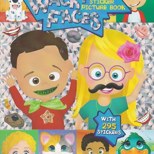 Wacky Faces 32 Page Create-A-Face Sticker Pad 13491 Bendon
