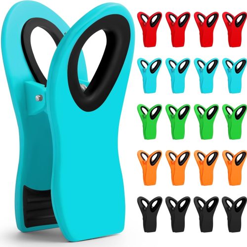 JETMORE 20 Pack Chip Clips, Food Clips, Magnetic Bag Clip for Chips, Snack