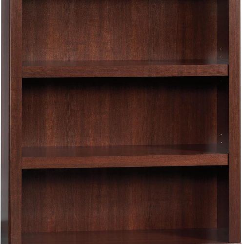 Sauder Miscellaneous Storage 3-Shelf Bookcase/ Book shelf, Select Cherry finish
