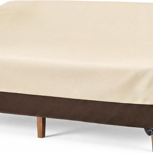 Vailge Patio Sofa Cover 3-Seater & Outdoor Couch Cover Waterproof