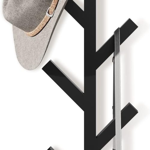 CTMCE02545CT_1 Vertical Coat Rack Wall Mounted 16 Inch,Metal Vertical Hat Rack for Wall,