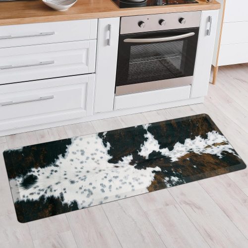 Tyrot Cowhide Kitchen Mat Cushioned Anti Fatigue, 17.3x47