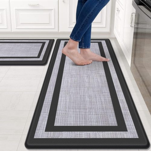 WF11500MAX_1 Mattitude Kitchen Mats Set of 2,Cushioned Anti-Fatigue Non-Skid Rug Sets