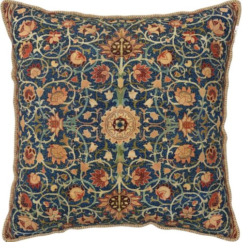 William Morris Vintage Floral Velvet Throw Pillow Covers 18x18 Inch