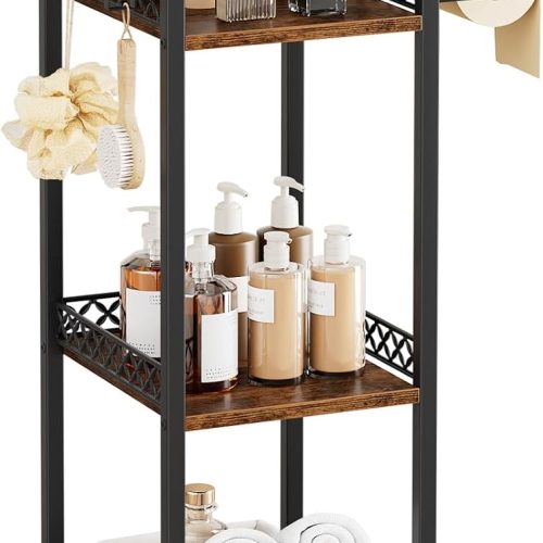 Bathroom Storage and Organizer Shelf Hair Dryer Holder, 9.85in