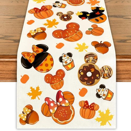 Fall Table Runner 13×72 Inch Thanksgiving Decorations for Home