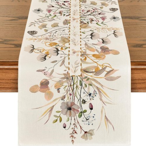 Artoid Mode 210 GSM Fall Table Runner Home Party Decor 13x72 Inch