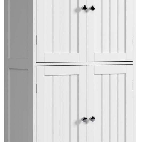 ChooChoo Bathroom Floor Cabinet with Adjustable Shelves