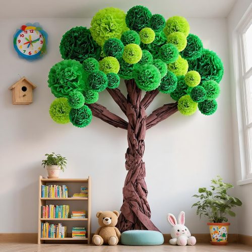 AmazingSpark 3D Classroom Tree Bulletin Board Set DIY Cardboard Tree