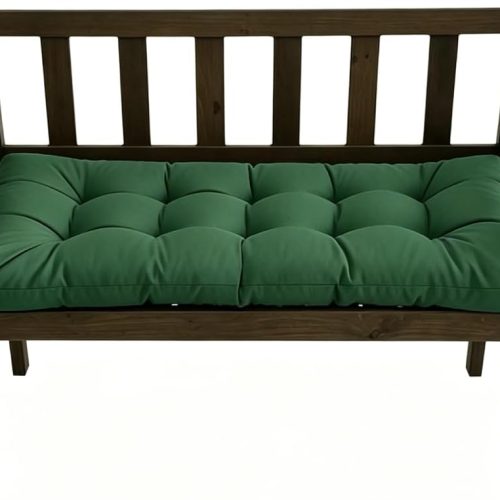 Dark Green Outdoor Bench Cushions for Patio Furniture