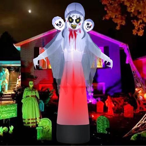 CT0440785JS_1 8.6FT Halloween Inflatable Grim Reaper Ghost with Skull Heads
