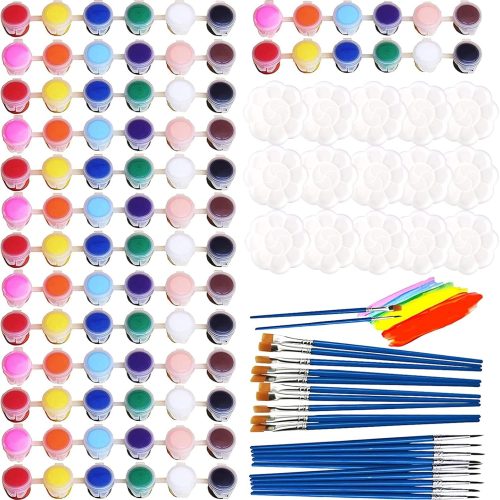 Aulufft 15 Pack Mini Acrylic Paint Set,180 Pcs Acrylic Paint Strips