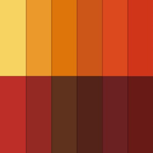Whaline 12 Pcs Fall Cotton Fabric Bundles 18 x 22 Inch Yellow Orange Red Brown Fall Color Fat Quarters Quilting Patchwork Sewing Fabrics for Autumn Thanksgiving DIY Handmade Craft Home Party Decor