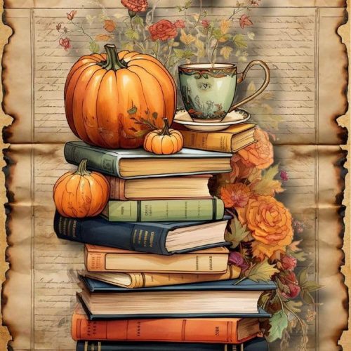 Amshem Fall Pumpkin Diamond Painting Kits,5D DIY Thanksgiving Diamond Art Painting Kits for Adults,Full Round Drill Diamond Dots for Home Decor 12x16inch
