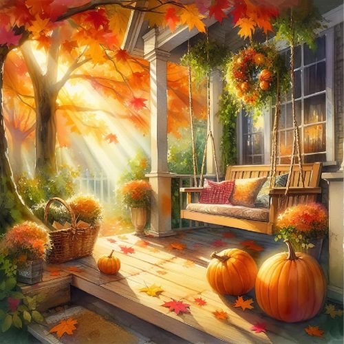 Lzyueyuan Fall Diamond Art Kits for Adults - Autumn Landscape Diamond Painting Kits for Adults,Full Drill 5D Dimond Art Paintings DIY Diamond Dots Gem Art Craft Kit Home Decor 13.7X13.7 inch