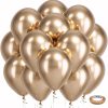 Metallic Champagne Gold Latex Party Balloons 100 Pack 12 inch