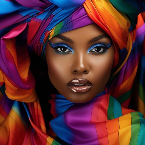 5D African Woman Diamond Art Painting Kits - DIY Diamond Art African American, Full Round Drill - Crystal Embroidery Cross Stitch - Adult Craft for Wall & Office Decor - 12x16 inch
