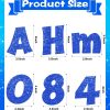 237 Pcs Glitter Bulletin Board Letters, Numbers and Punctuation 4 Inch