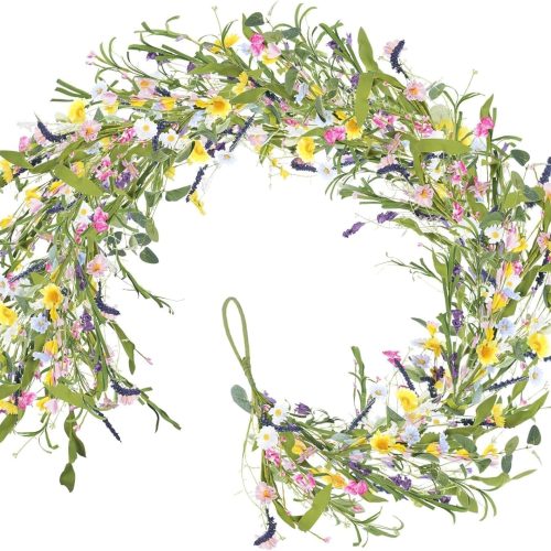 5.9FT Artificial Flowers Garland Flower Vines Summer Flower Garland