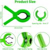 Beach Towel Clips for Beach Chairs Cruise, Strong Grip Clothes Pins Non-Slip Pool Chair Clips, Quilt Drying Clip for Laundry Towel Clothes Blankets Set of 6, with Drawstring Bag(3 Colors)