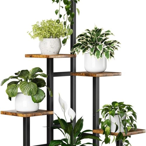 CTMCE03170CT_1 Yzosvki Corner Plant Stand Indoor 6 Tiered Corner Plant Shelf