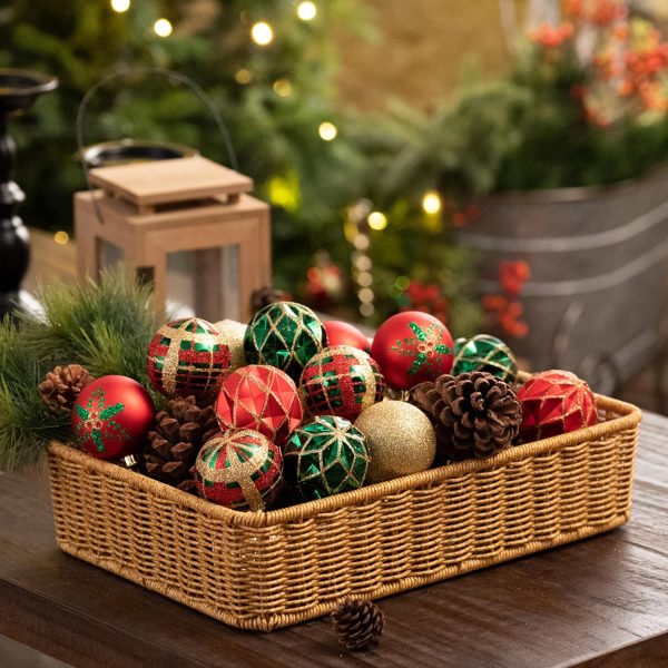 Valery Madelyn 30ct Christmas Tree Decorations Ball Ornaments 2 Inches
