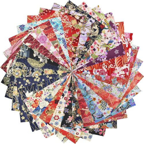 30Pcs Pre-Cut Cotton Quilting Fabric Squares Japanese Style