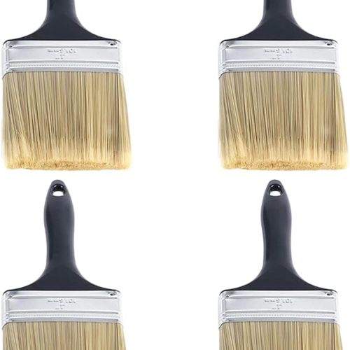 4 inch Flat Paint Brushes,Professional Paint Tools