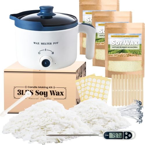 3lbs Soy Wax Melt Making Kit with Electric Wax Melting Pot