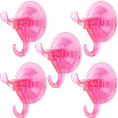 Antimbee Suction Cup Hooks for Shower, Removable and Reusable, 5 Pack