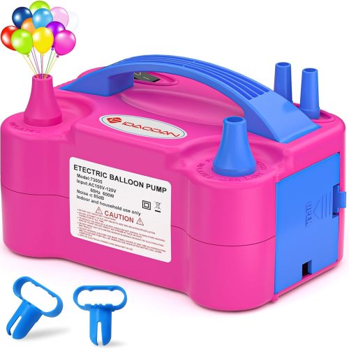 CTs2mrxojzuxpGT_1 IDAODAN Electric Balloon Pump, Portable Electric Balloon Blower Machine Inflator Air Pump for Party Decorations